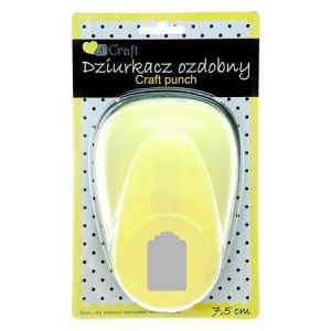 Dziurkacz ozdobny dpCraft 7,5cm Metka/Tag
